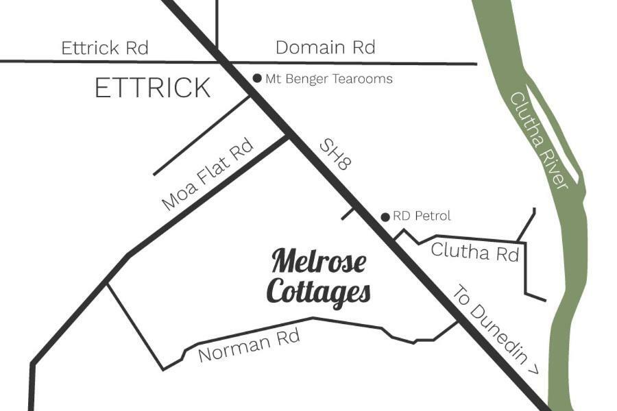 Melrose Cottages Millers Flat Buitenkant foto